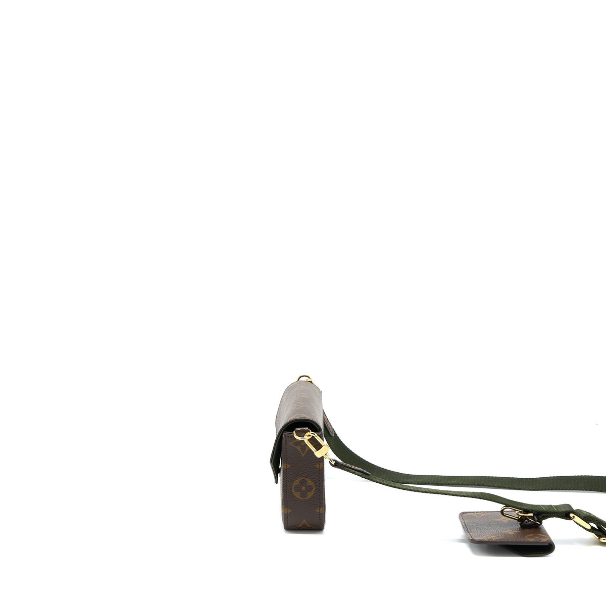 LOUIS VUITTON FELICIE STRAP & GO MONOGRAM CANVAS GHW
