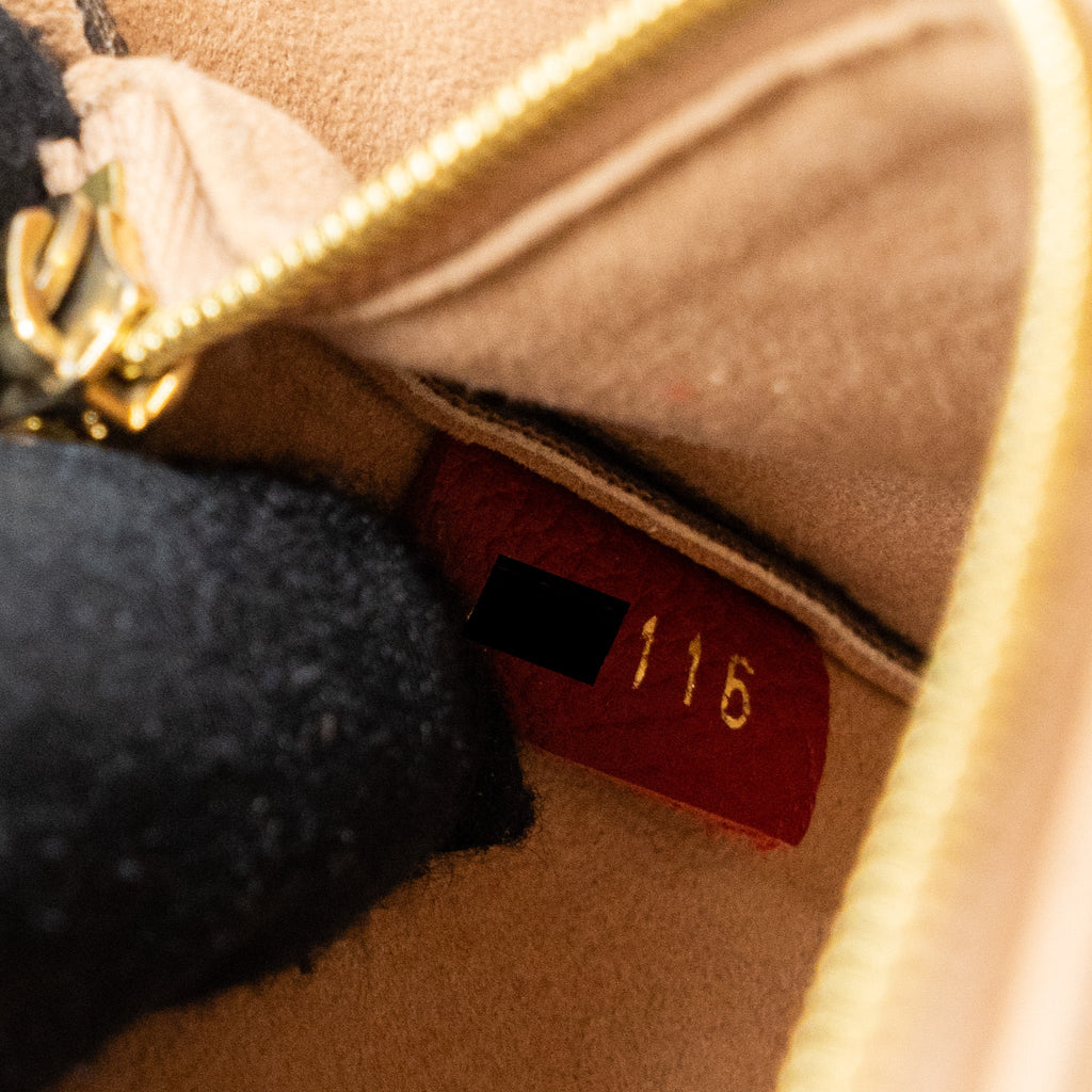 LOUIS VUITTON TOP HANDLE TOTE BAG MONOGRAM CANVAS / RED GHW