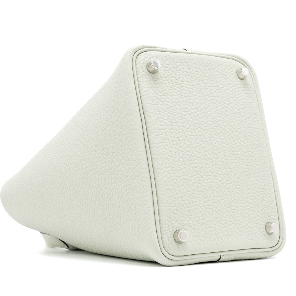 HERMES PICOTIN 18 LOCK BAG CLEMENCE GRIS NEVE SHW