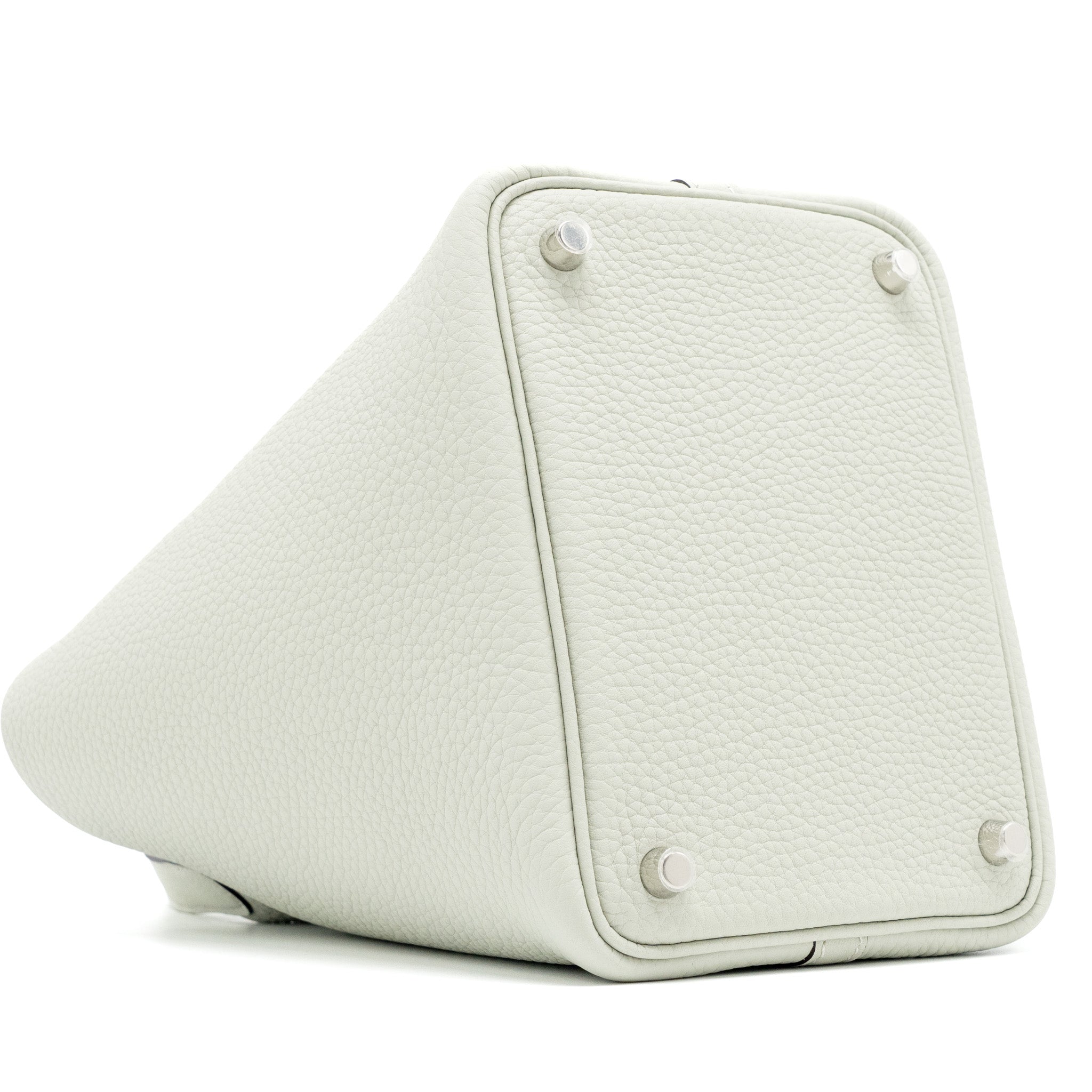 HERMES PICOTIN 18 LOCK BAG CLEMENCE GRIS NEVE SHW