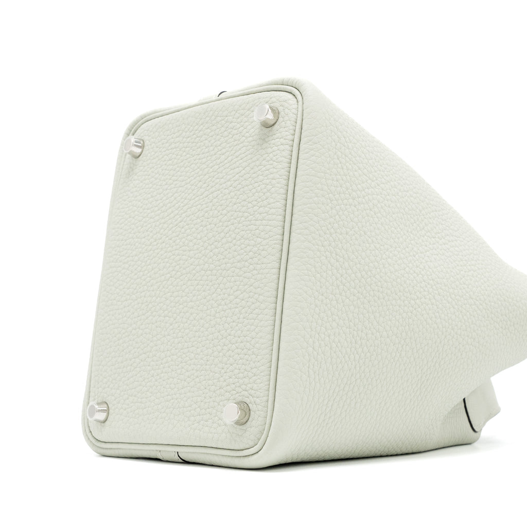 HERMES PICOTIN 18 LOCK BAG CLEMENCE GRIS NEVE SHW