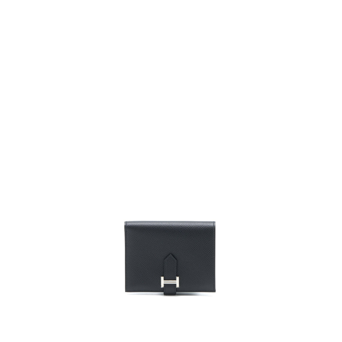 Hermes Bearn Compact Wallet Epsom Black SHW