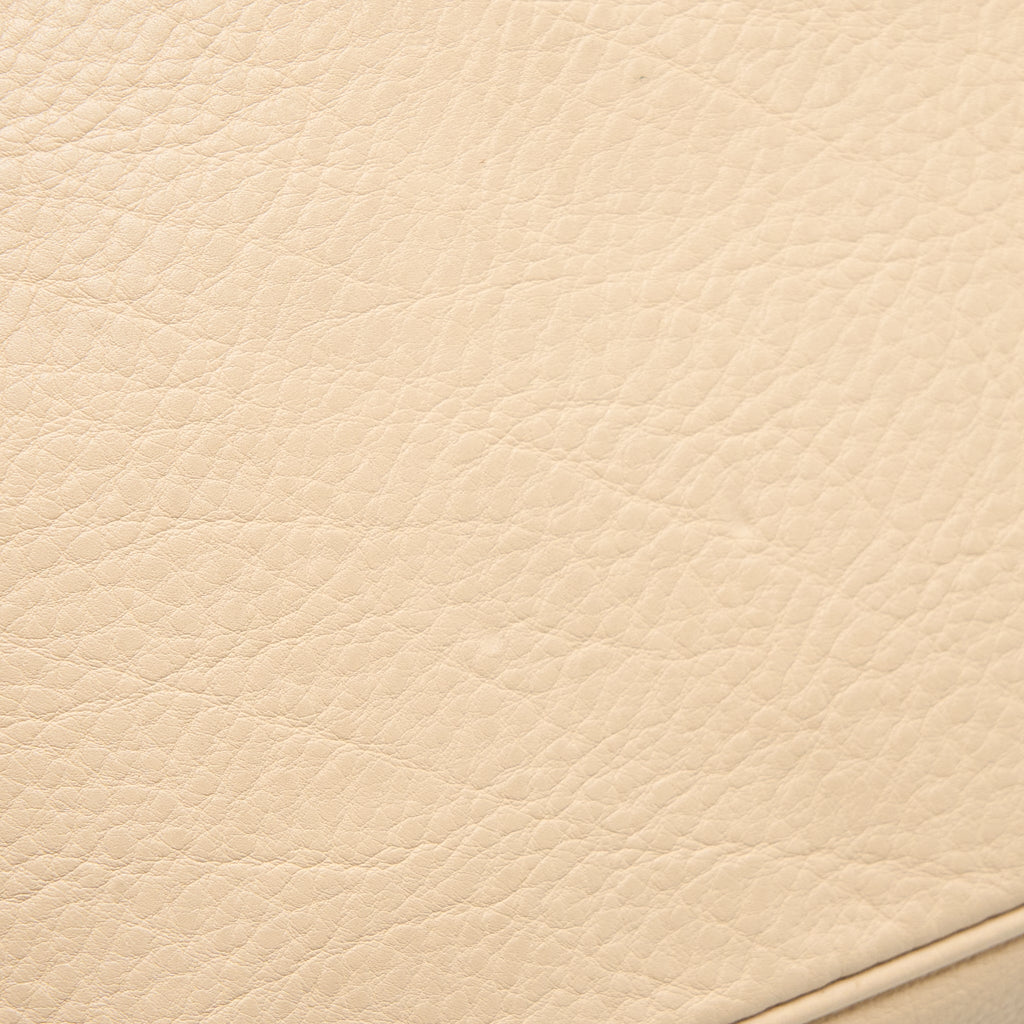 LOUIS VUITTON MAHINA HINA SHOULDER BAG BEIGE GHW