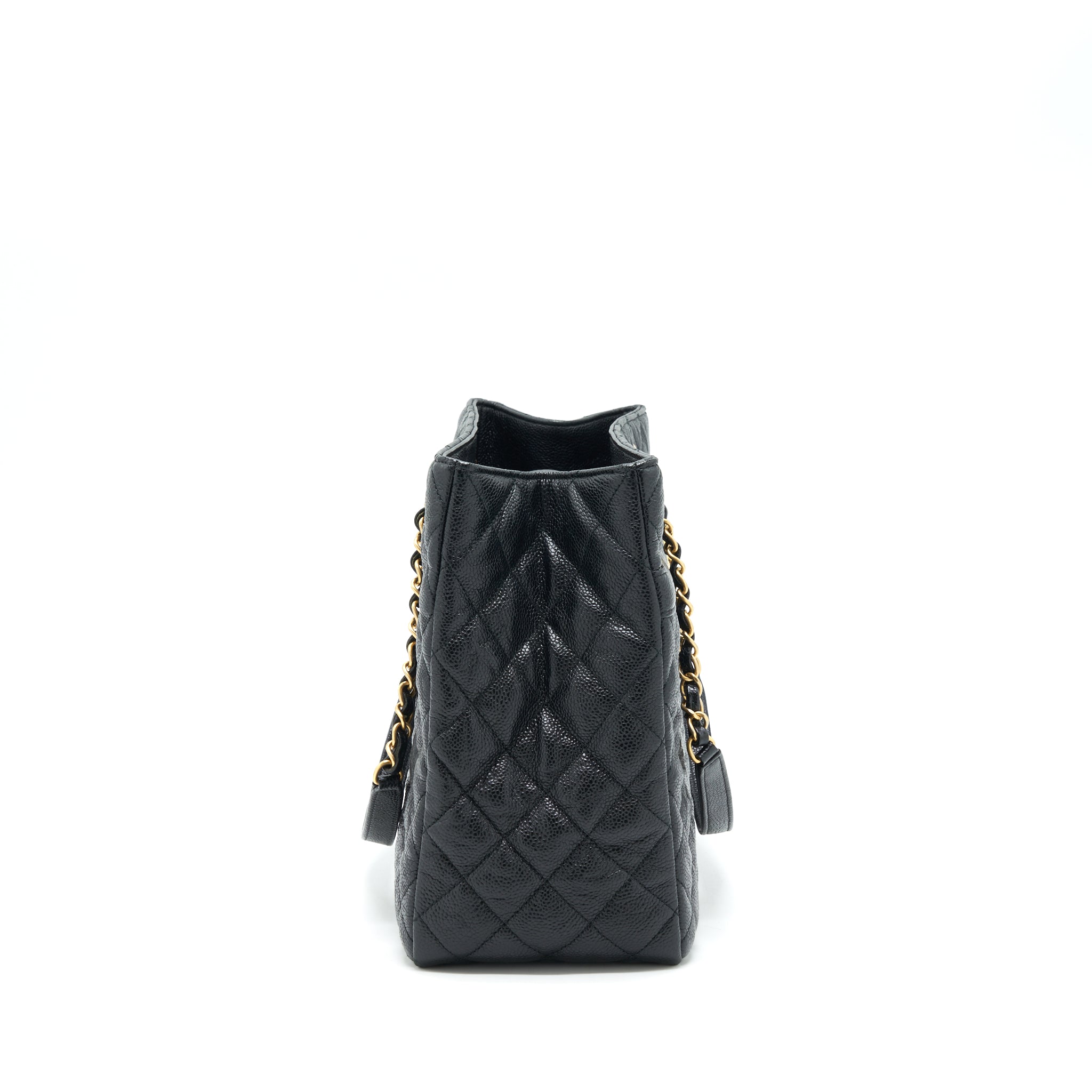 CHANEL SHOPPING TOTE BAG CAVIAR BLACK GHW
