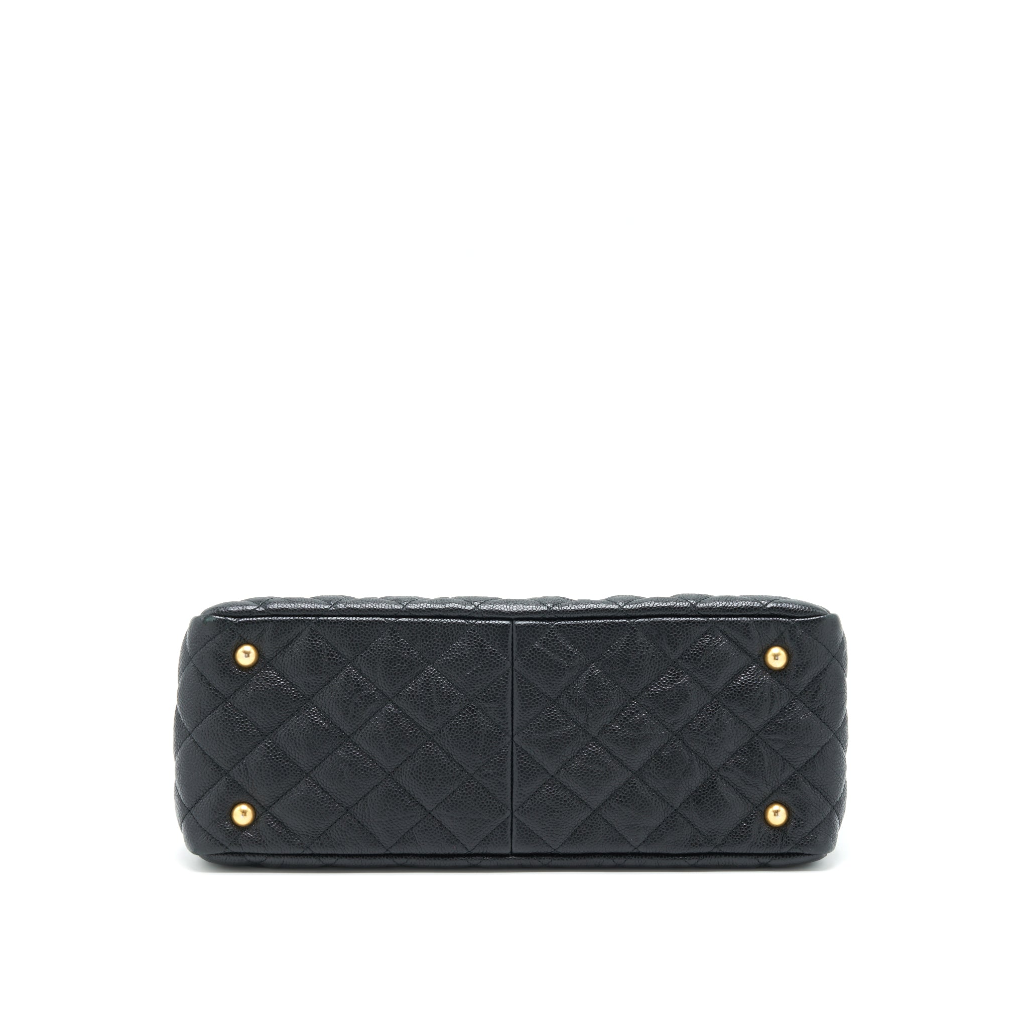 CHANEL SHOPPING TOTE BAG CAVIAR BLACK GHW