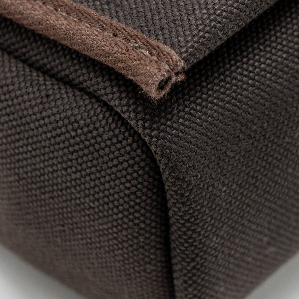 Hermes Herbag Mini Canvas/Hunter Leather Ebene SHW