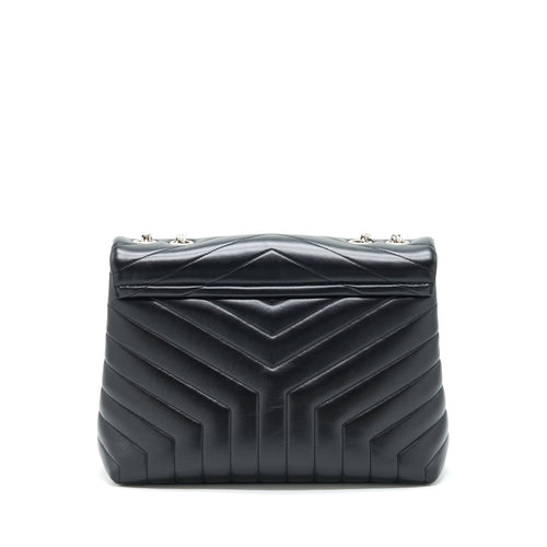 SAINT LAURENT / YSL LOULOU MEDIUM BAG CALFSKIN BLACK SHW