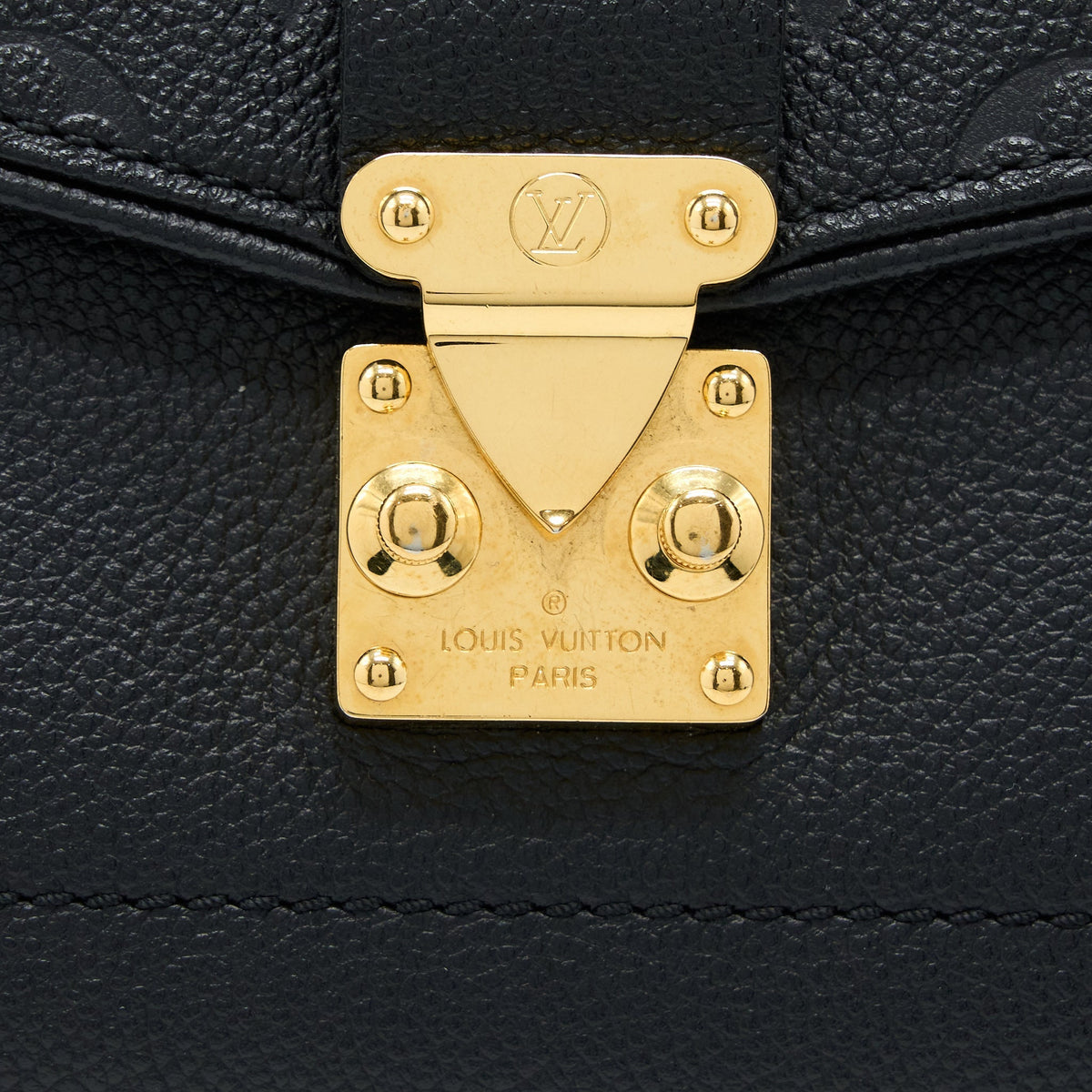 LOUIS VUITTON SAINT GERMAIN CHAIN EMPREINTE BLACK GHW