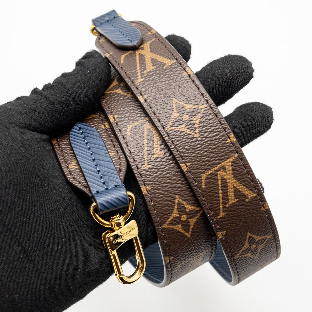 LOUIS VUITTON SPRING STREET BAG PATENT/EPI/MONOGRAM CANVAS RED/DARK BLUE/BROWN GHW