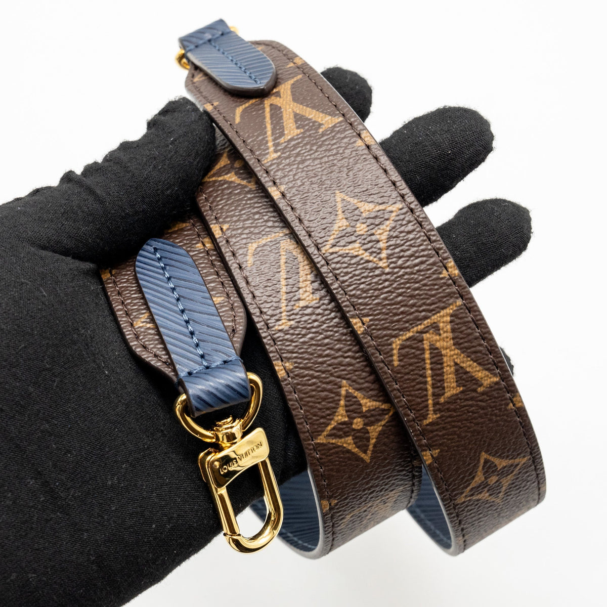 LOUIS VUITTON SPRING STREET BAG PATENT/EPI/MONOGRAM CANVAS RED/DARK BLUE/BROWN GHW