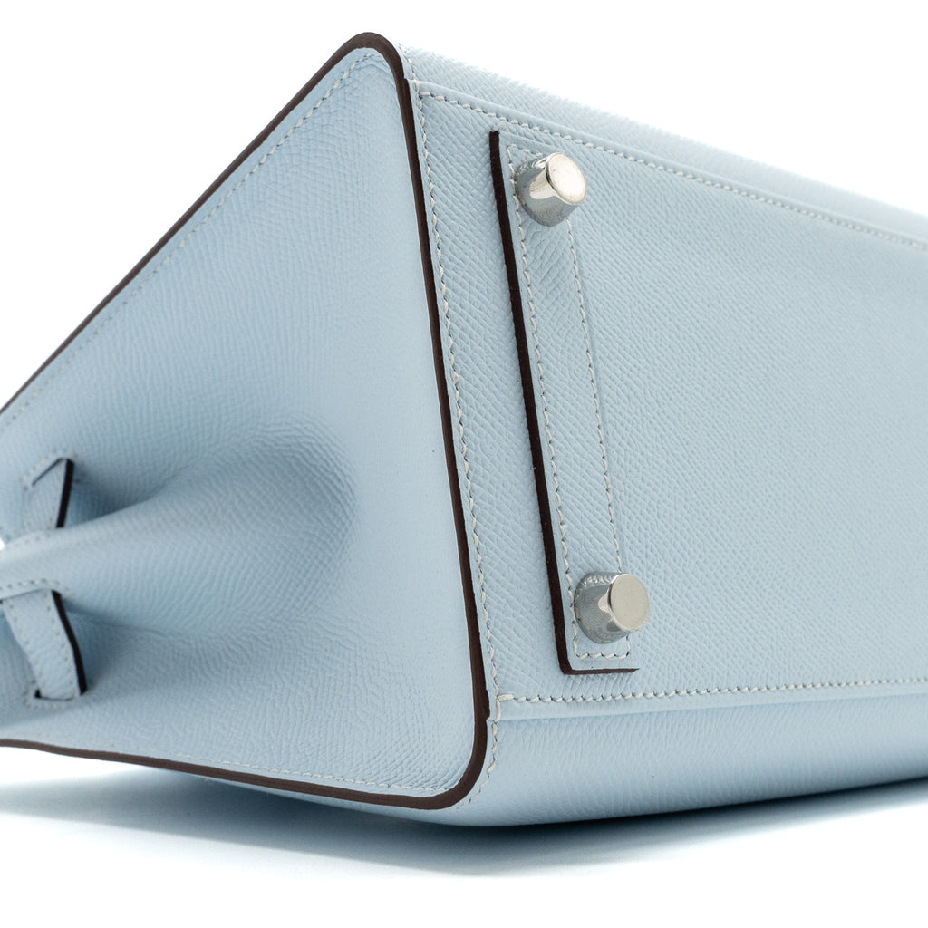 HERMES BIRKIN 25 EPSOM BLUE BRUME SHW