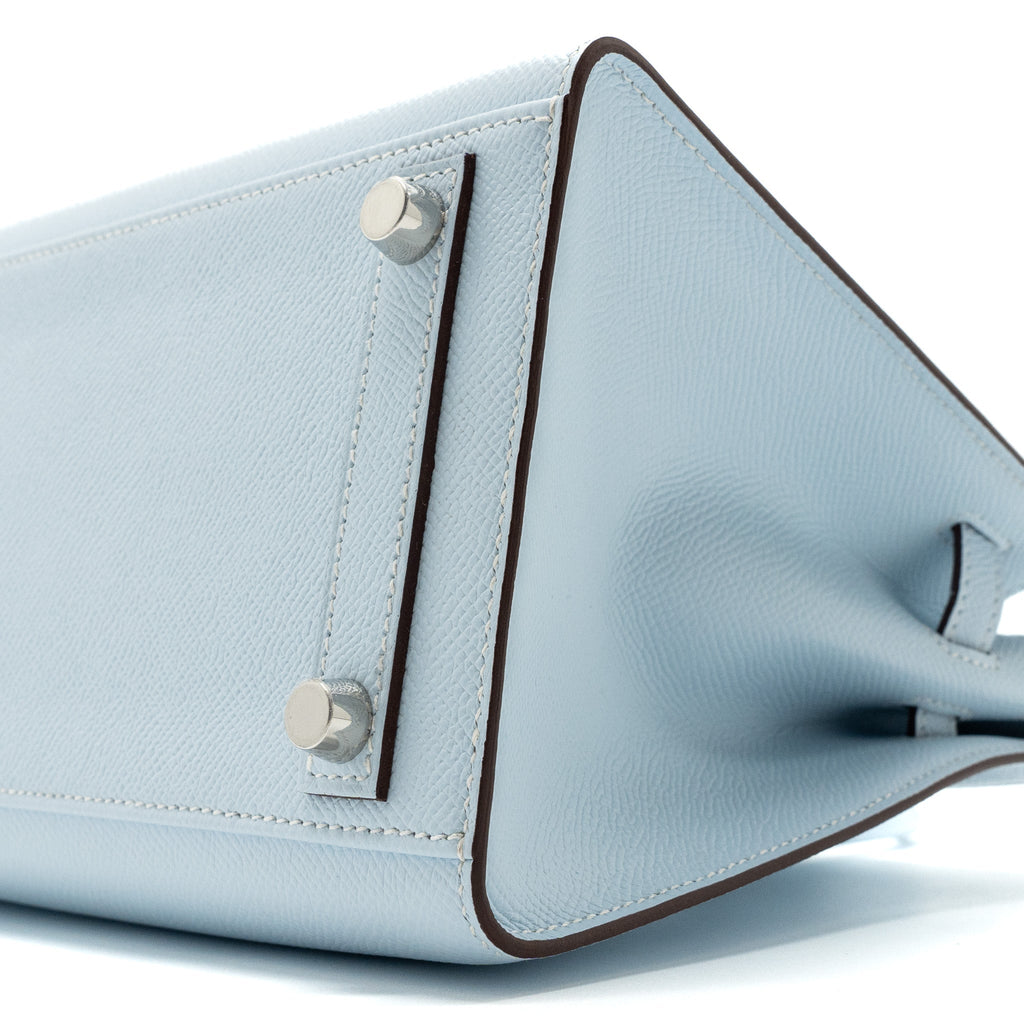 HERMES BIRKIN 25 EPSOM BLUE BRUME SHW