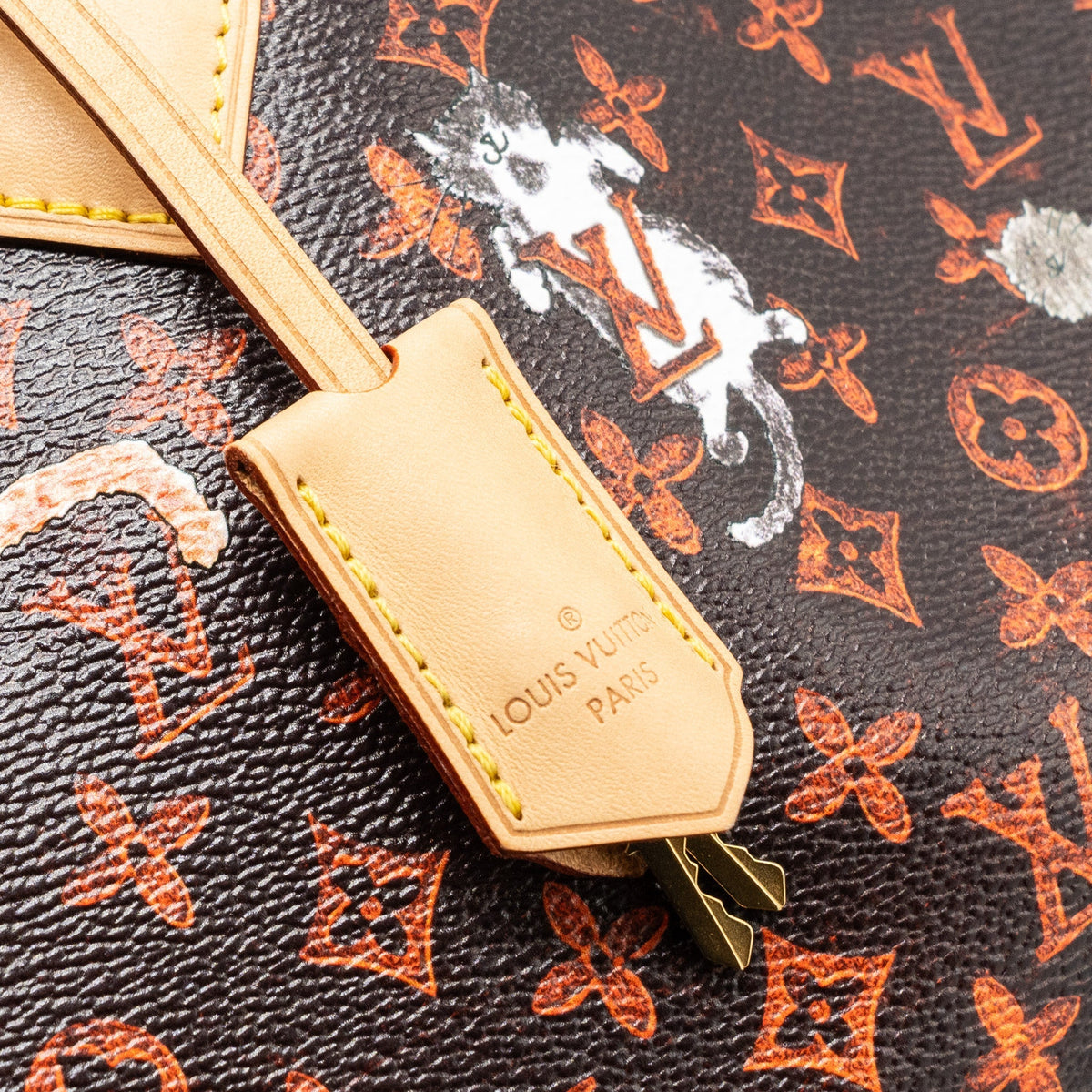 LOUIS VUITTON SPEEDY BANDOULIERE 30 CATOGRAM LIMITED EDITION CANVAS GHW