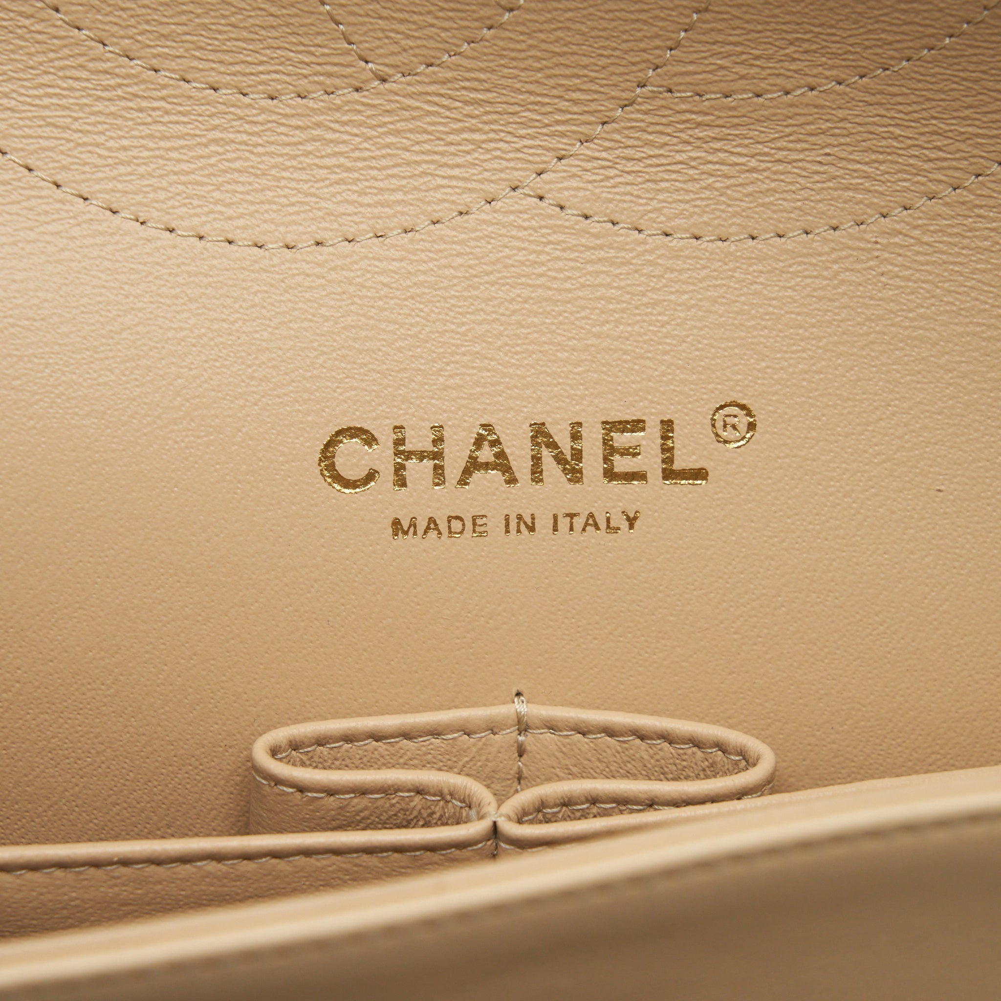 CHANEL JUMBO CLASSIC DOUBLE FLAP BAG LAMBSKIN BEIGE LGHW