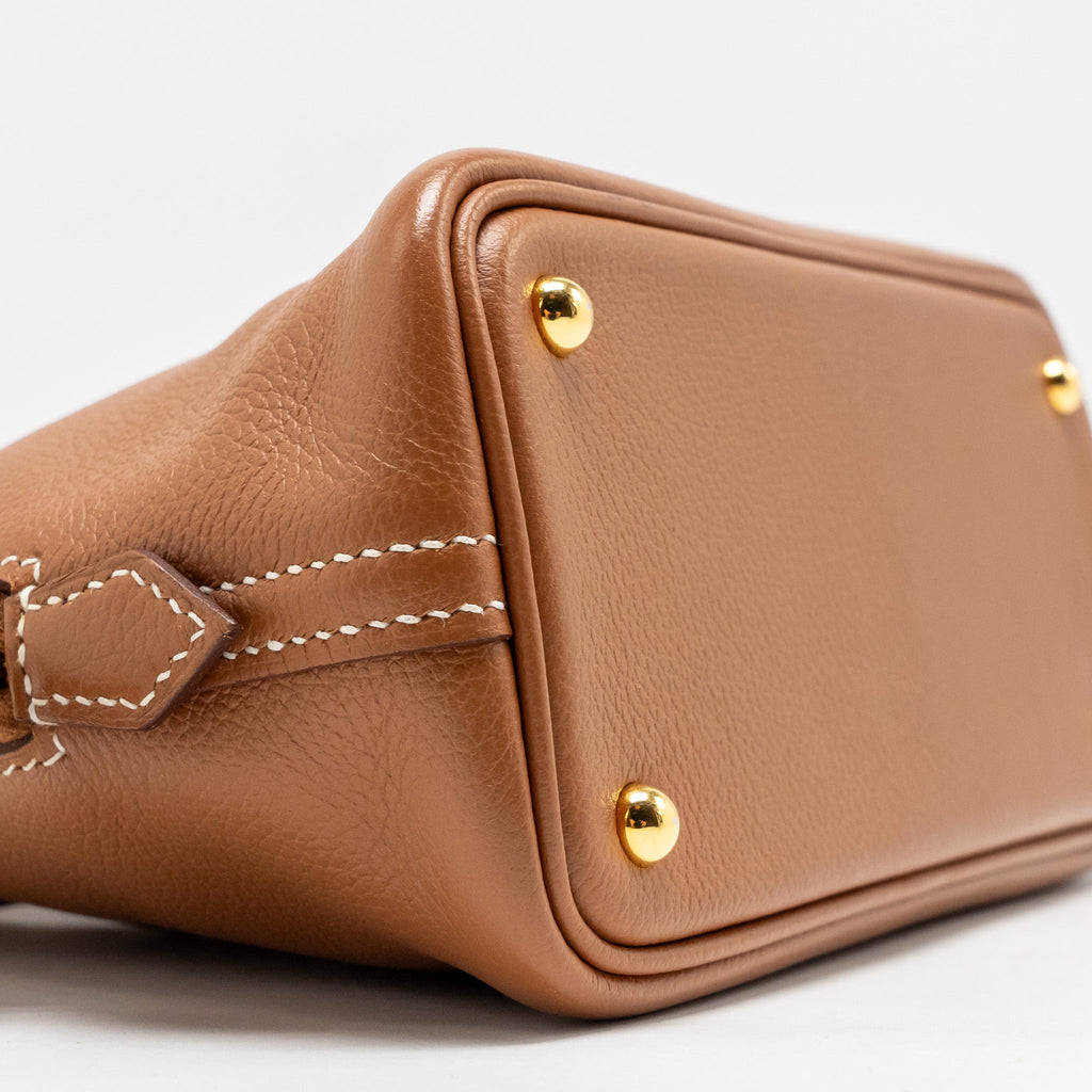 HERMES MINI BOLIDE EVERCOLOR GOLD GHW