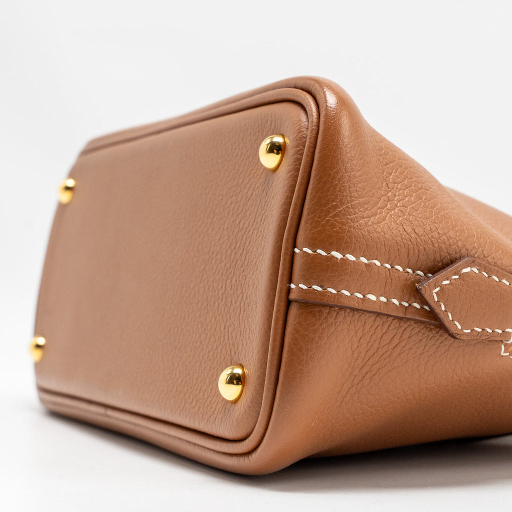 HERMES MINI BOLIDE EVERCOLOR GOLD GHW