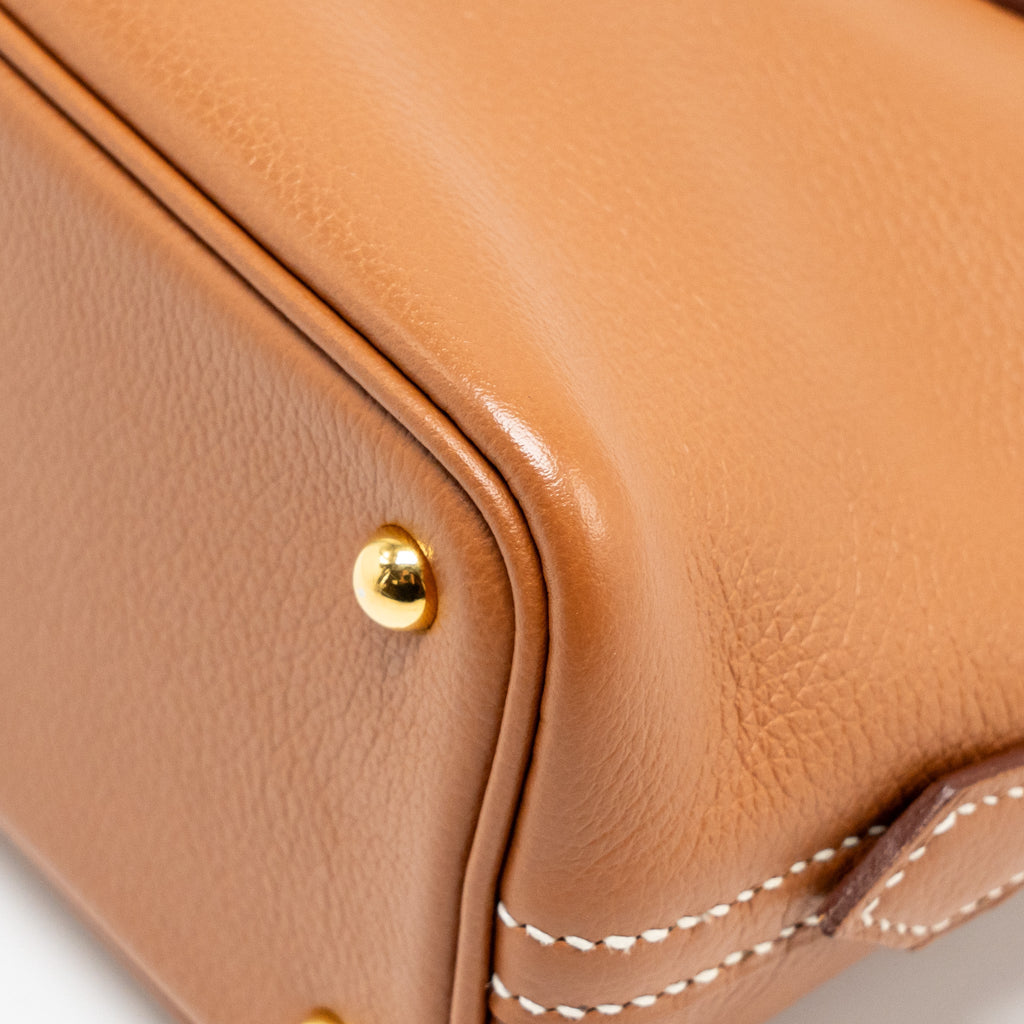 HERMES MINI BOLIDE EVERCOLOR GOLD GHW