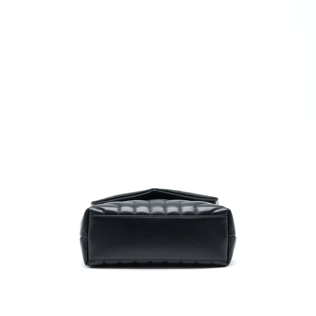 SAINT LAURENT/ YSL LOULOU BAG BLACK WITH BLACK HARDWARE