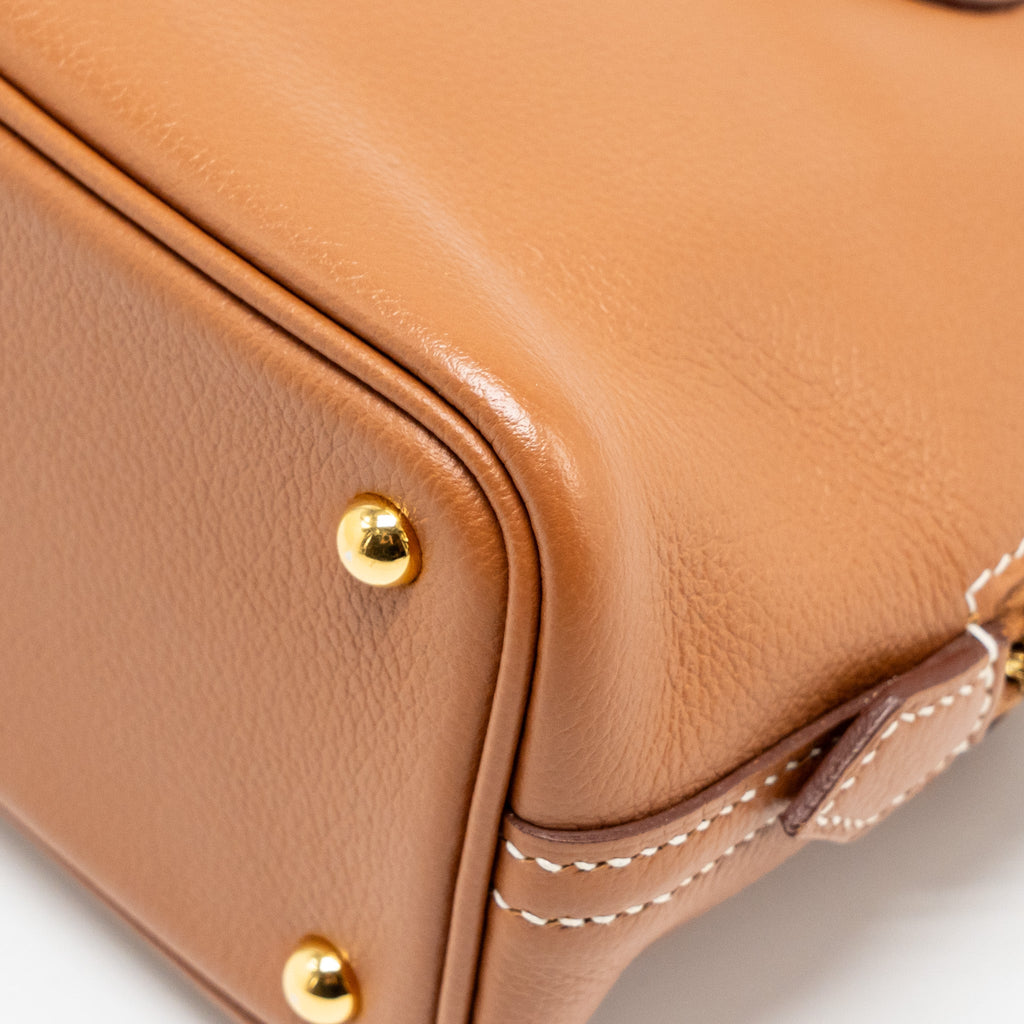 HERMES MINI BOLIDE EVERCOLOR GOLD GHW