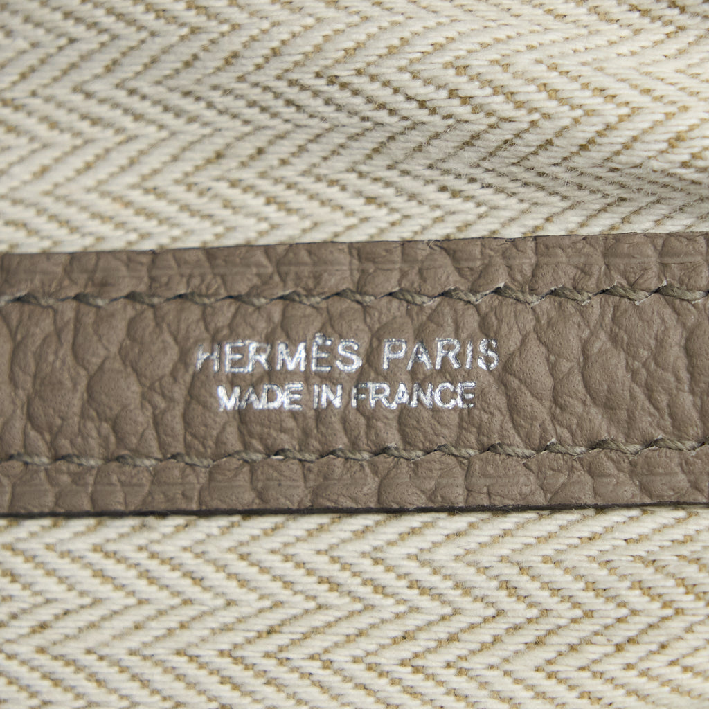Hermes Garden Party 36 Country M8 Gris Asphalt SHW