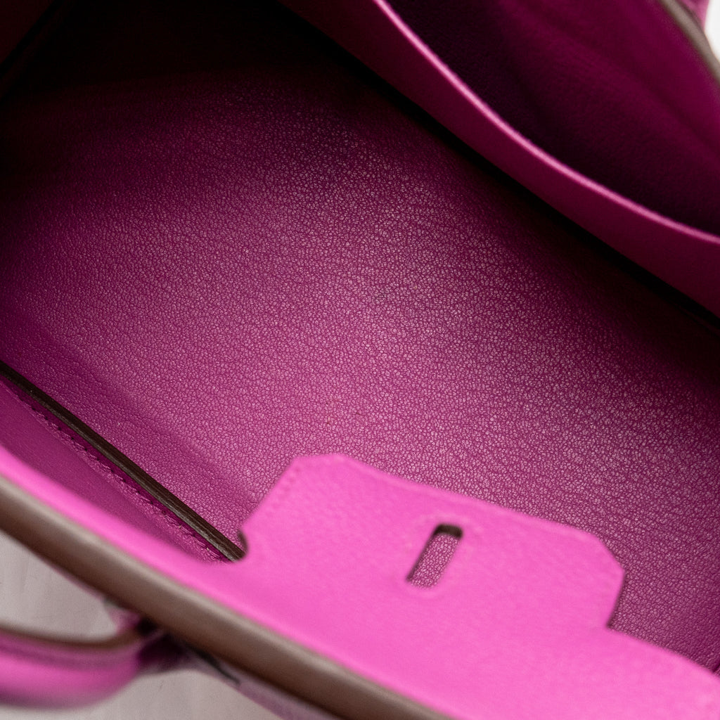 HERMES BIRKIN 25 TOGO MAGNOLIA SHW