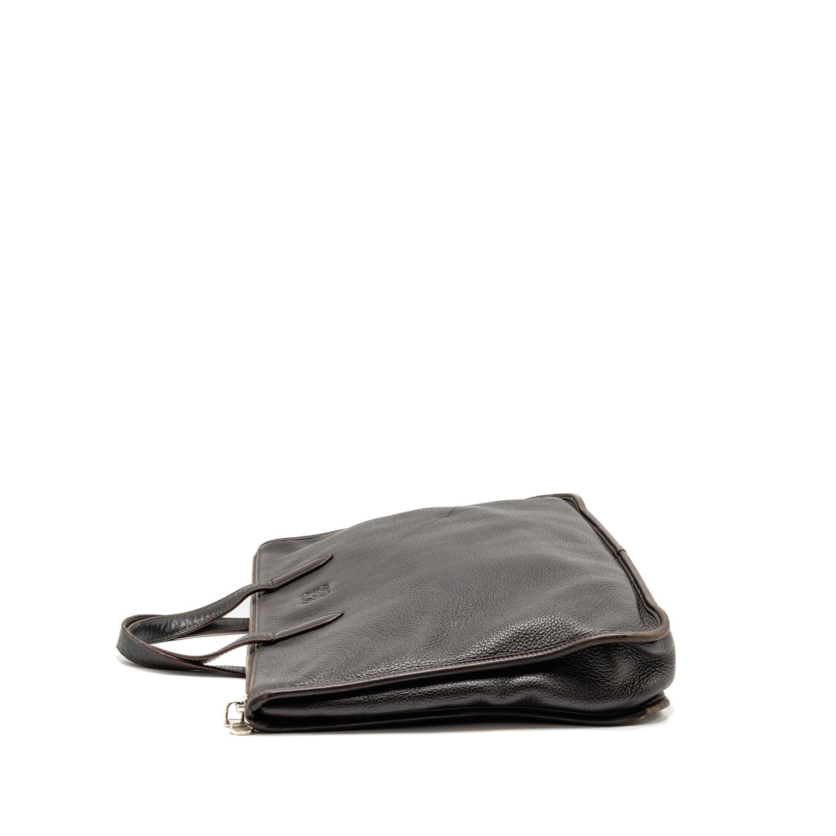 Loewe Anagram Briefcase Grained Calfskin Brown SHW
