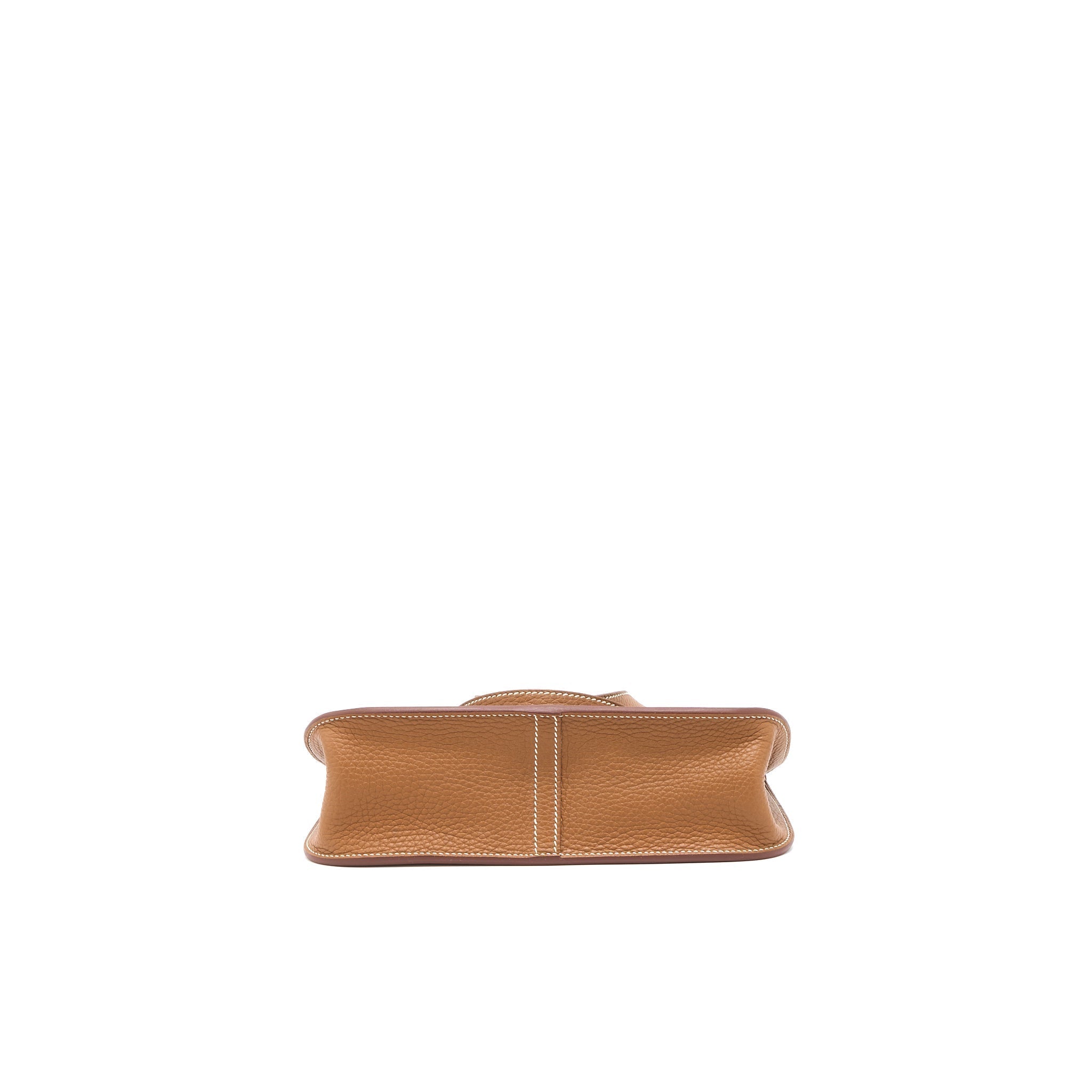 HERMES HALZAN 25 BAG CLEMENCE GOLD GHW