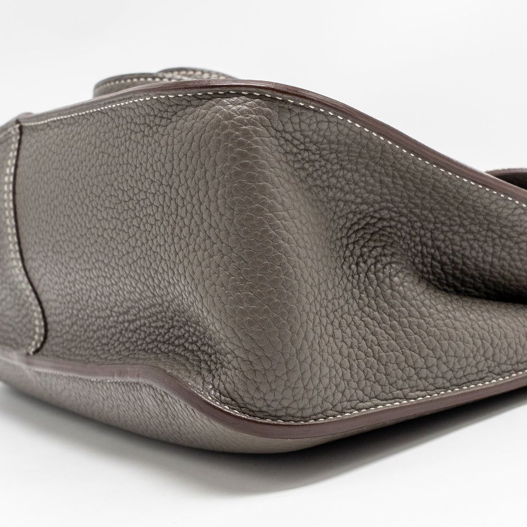 HERMES HALZAN 31 CLEMENCE GRIS ETAIN SHW