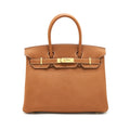 HERMES BIRKIN 30 TOGO 37 GOLD WITH GHW