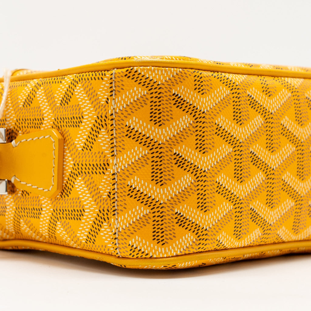 GOYARD CAP VERT PM CROSSBODY BAG GOYARDINE CANVAS YELLOW SHW