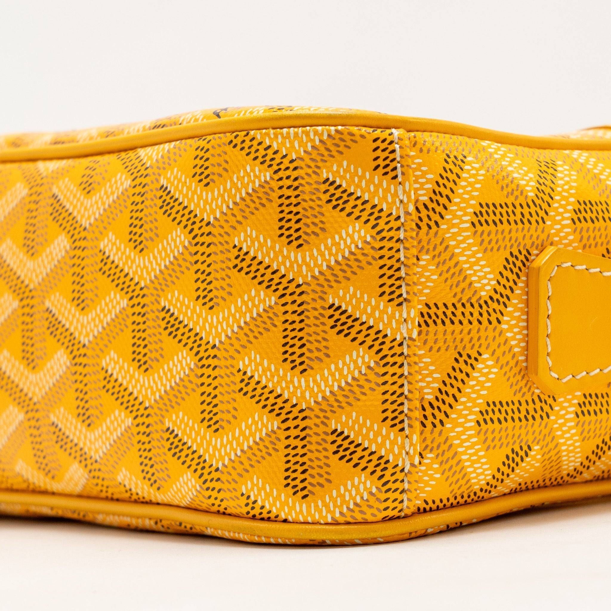 GOYARD CAP VERT PM CROSSBODY BAG GOYARDINE CANVAS YELLOW SHW