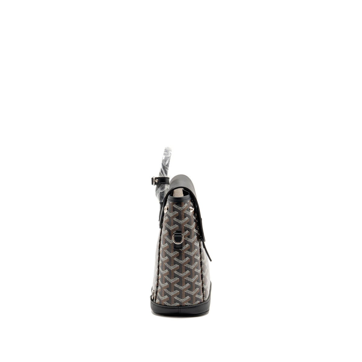 Goyard Mini Alpin backpack goyardline canvas / calfskin black SHW