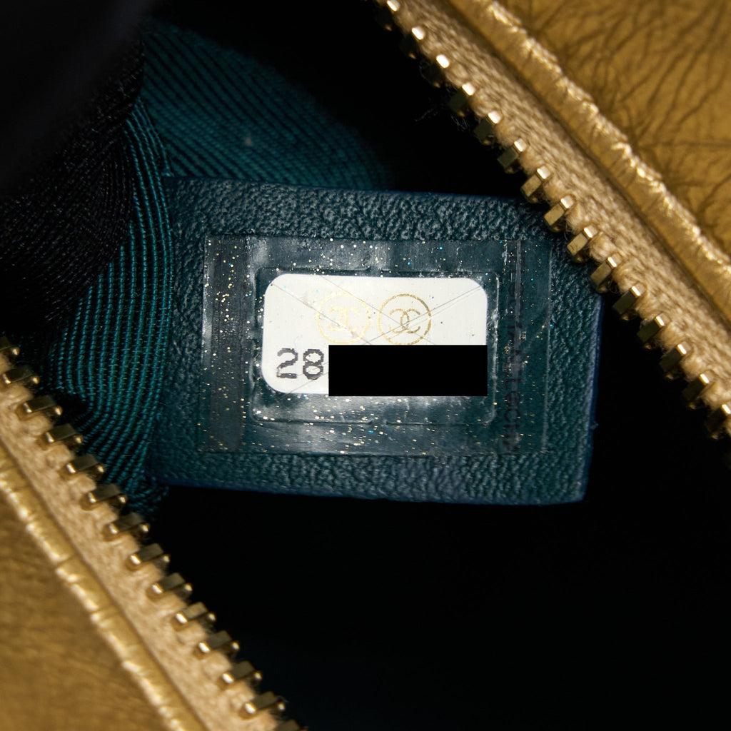 CHANEL SMALL GABRIELLE HOBO BAG TWEED GOLD/MULTICOLOUR