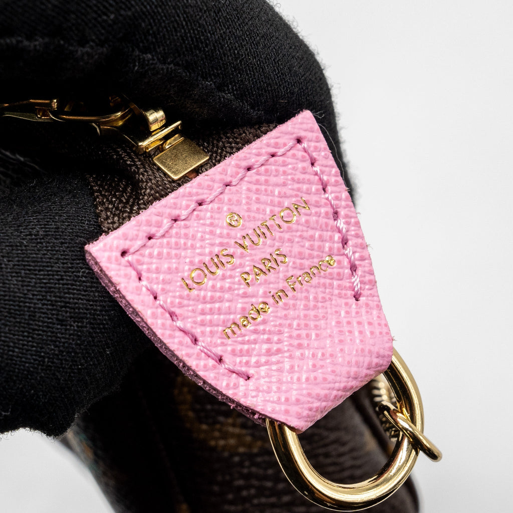 LOUIS VUITTON MINI POCHETTE HOLIDAY LIMITED PRINT MONOGRAM CANVAS GHW