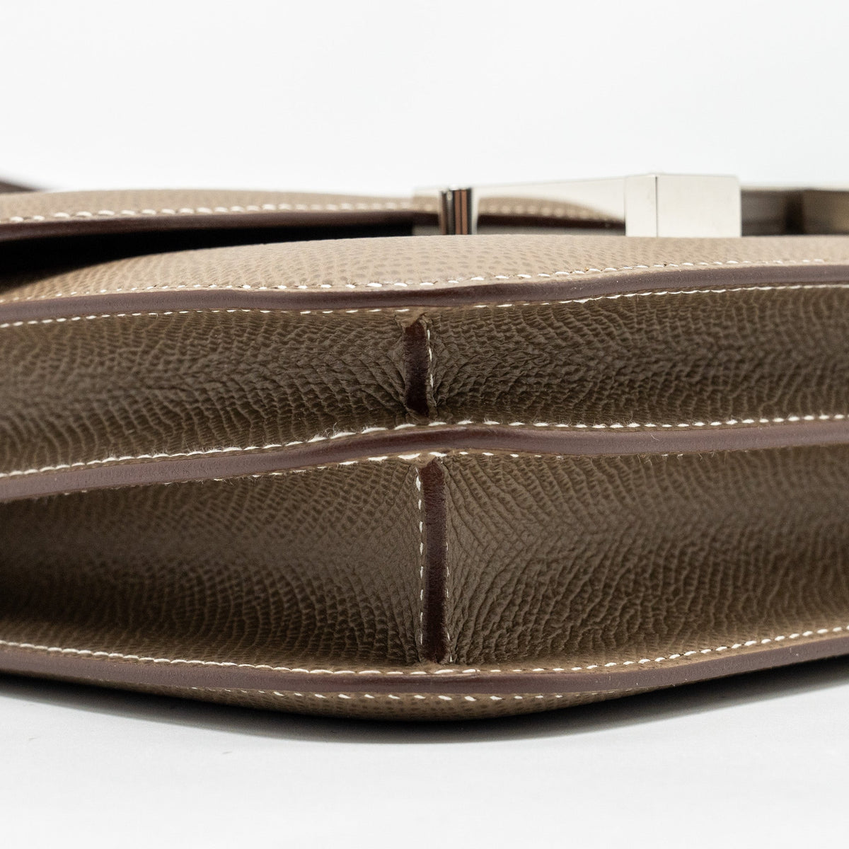 Hermes Mini Constance Epsom Etoupe SHW