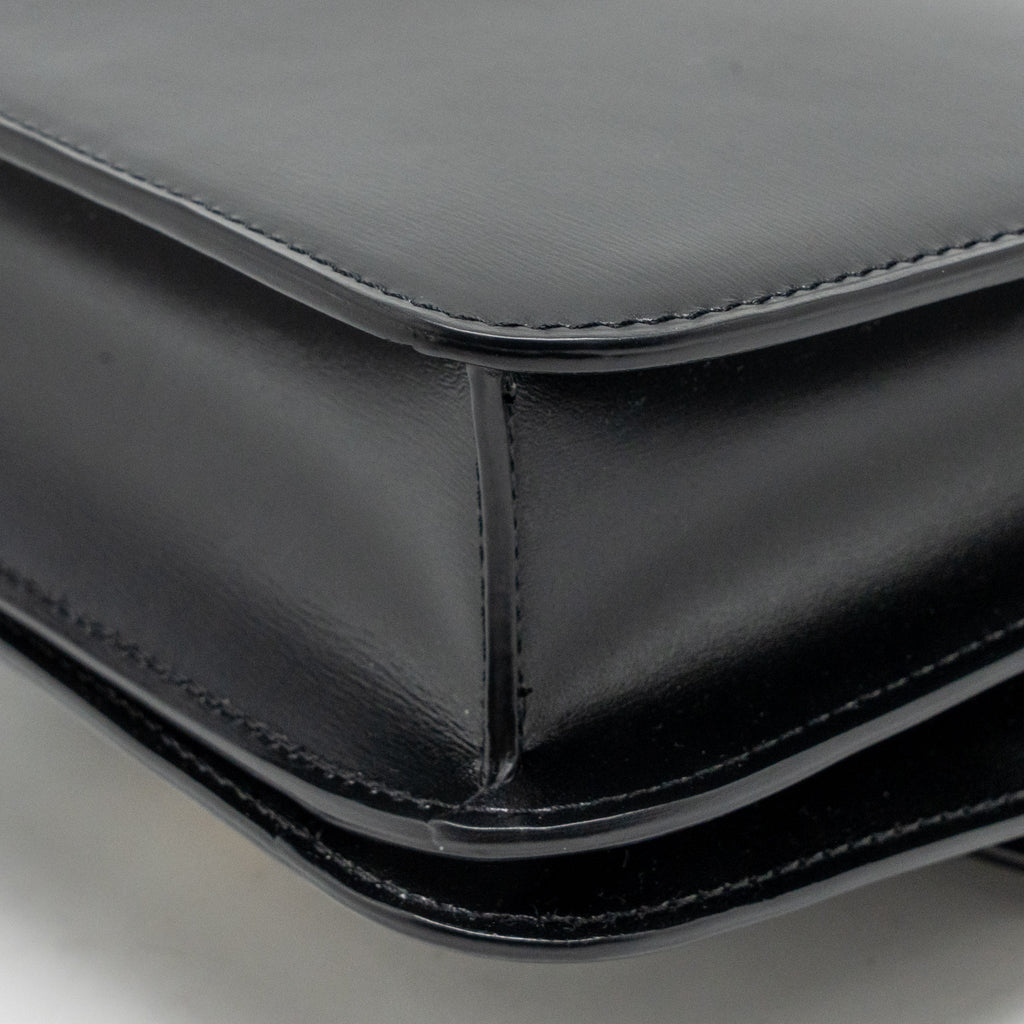 Celine Teen Classic Box Bag Calfskin Black GHW