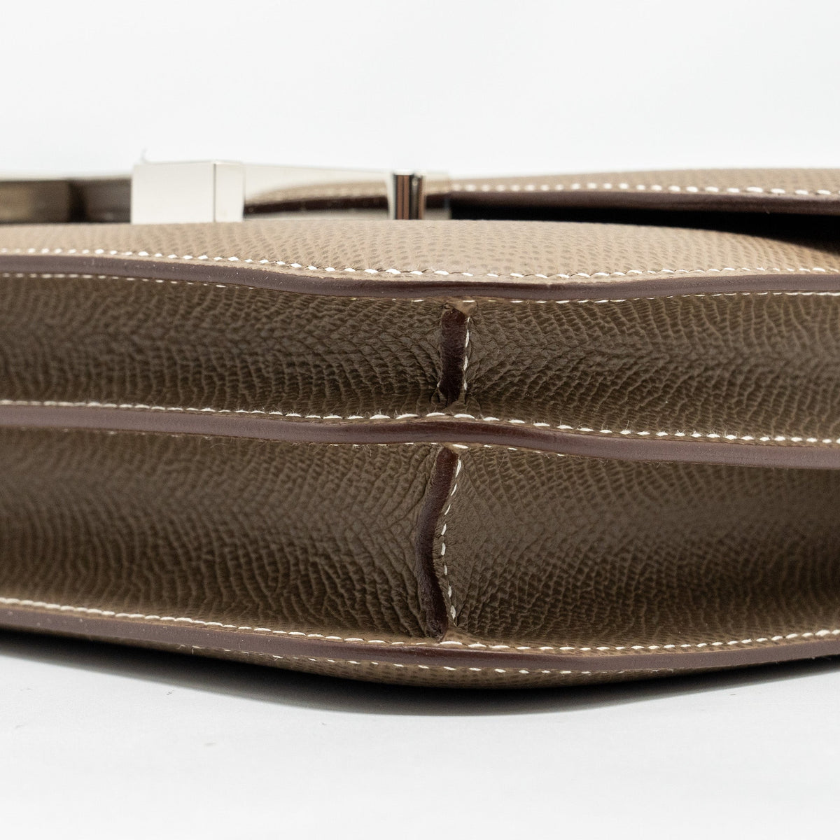 Hermes Mini Constance Epsom Etoupe SHW