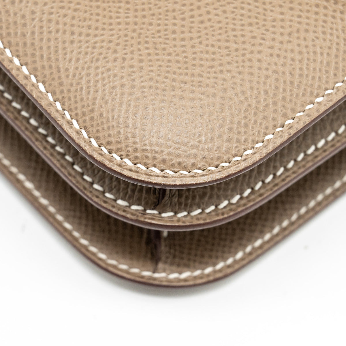 Hermes Mini Constance Epsom Etoupe SHW
