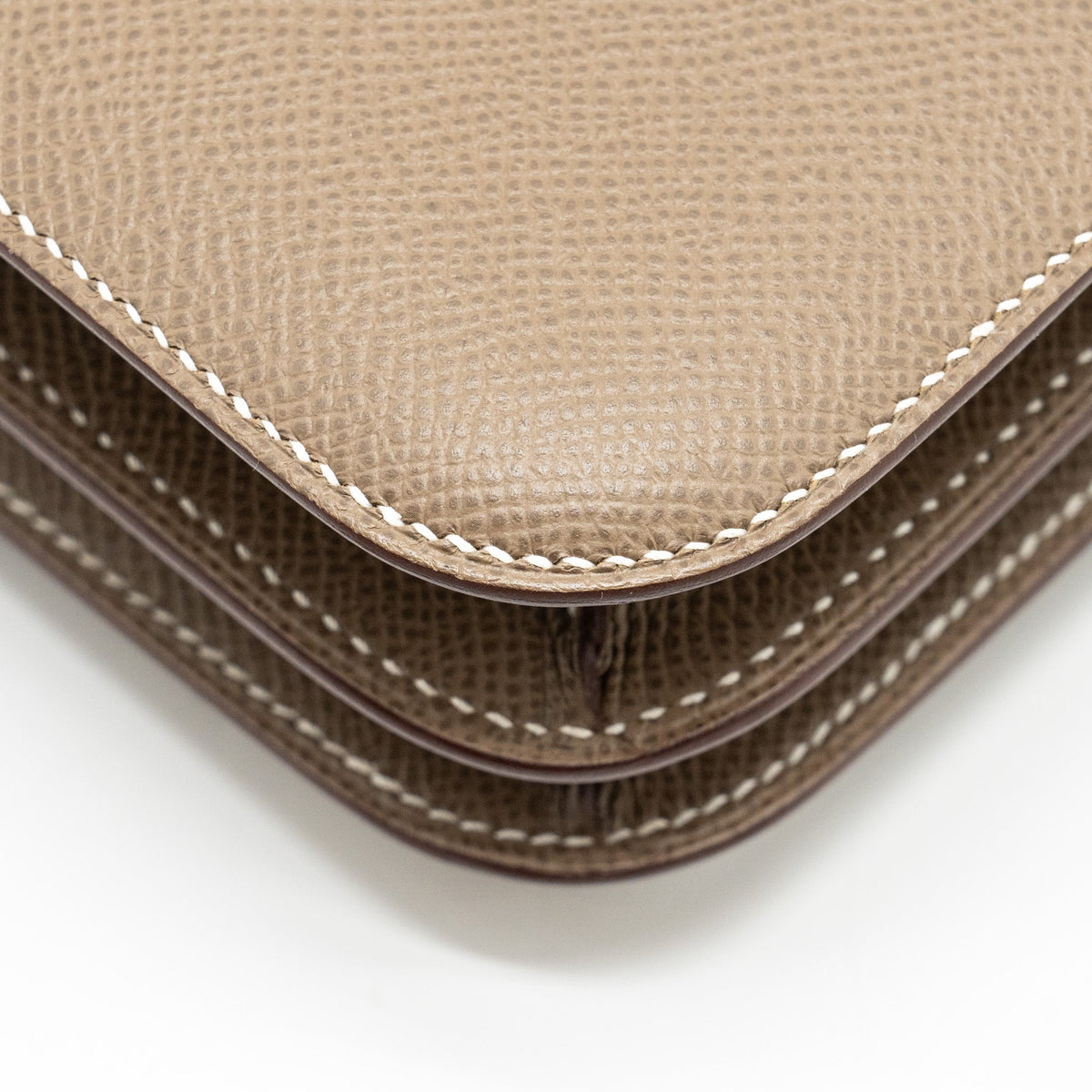 Hermes Mini Constance Epsom Etoupe SHW