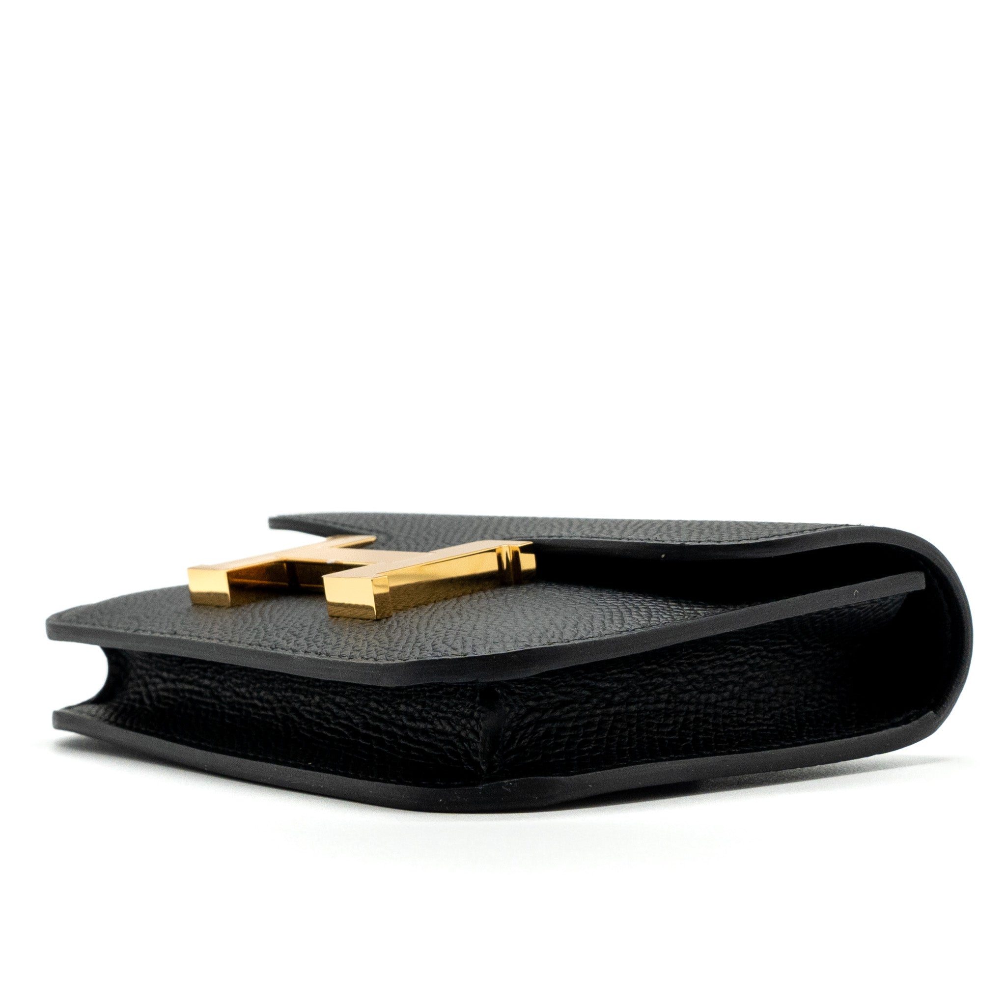 HERMES CONSTANCE SLIM EPSOM BLACK GHW