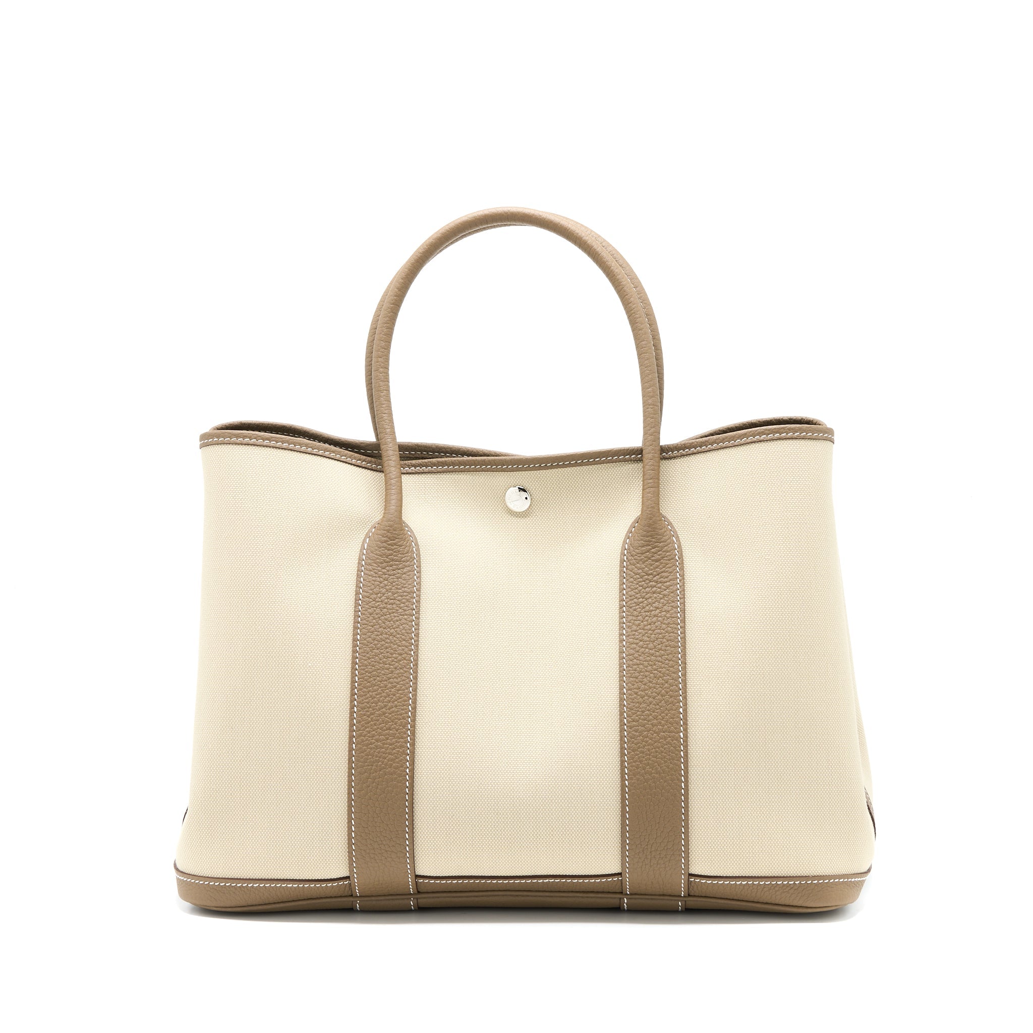 HERMES GARDEN PARTY 36 NEGONDA/CANVAS BETON/ETOUPE SHW