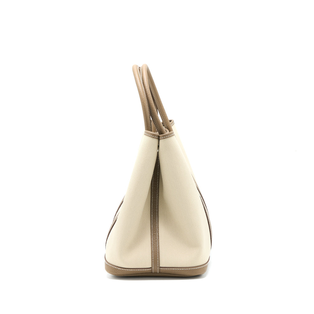 HERMES GARDEN PARTY 36 NEGONDA/CANVAS BETON/ETOUPE SHW