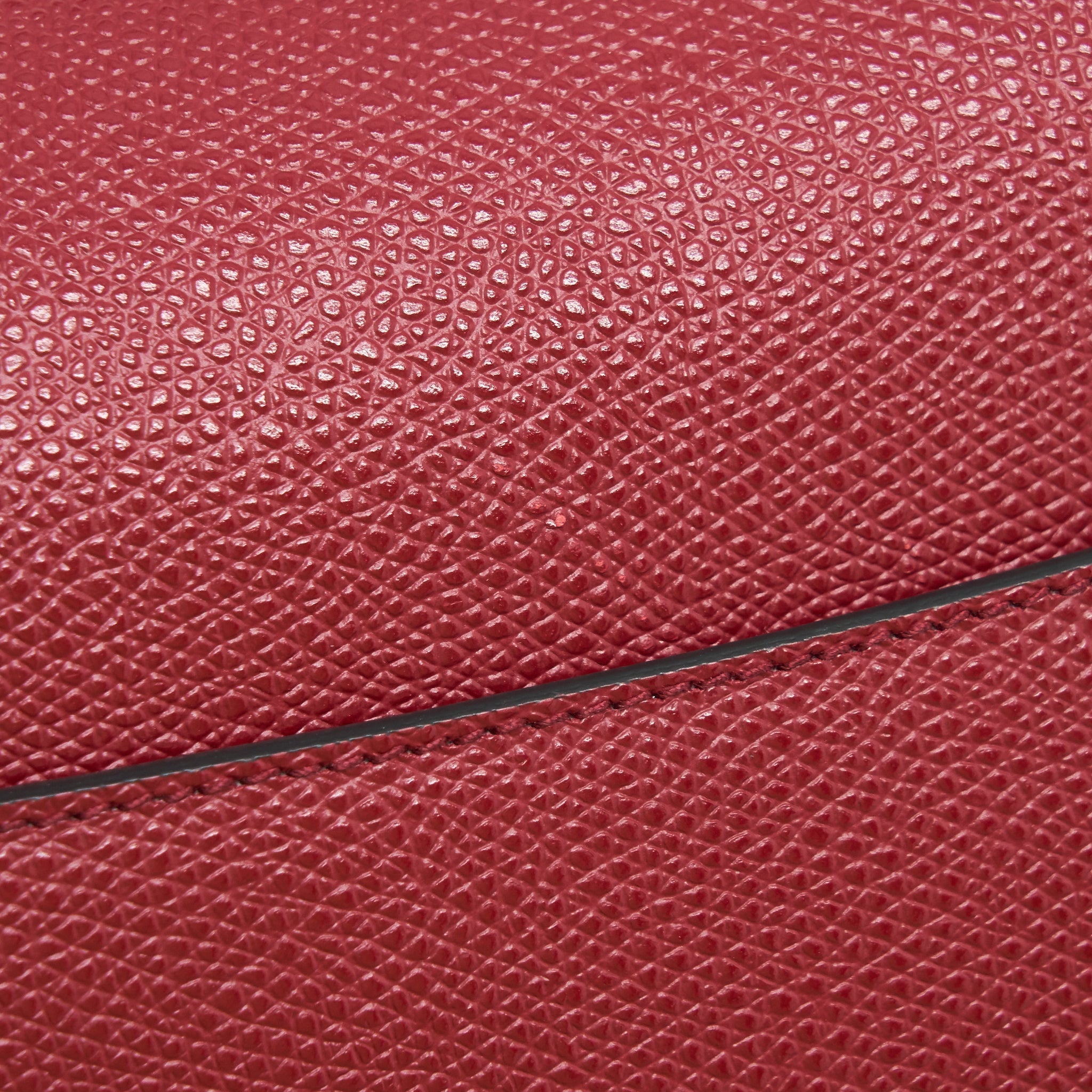 DIOR MEDIUM SADDLE BAG GRAINED CALFSKIN RED GHW