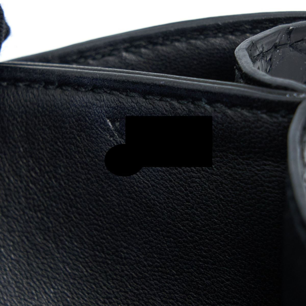 Hermes Constance 24 Shiny Alligator Leather Black GHW