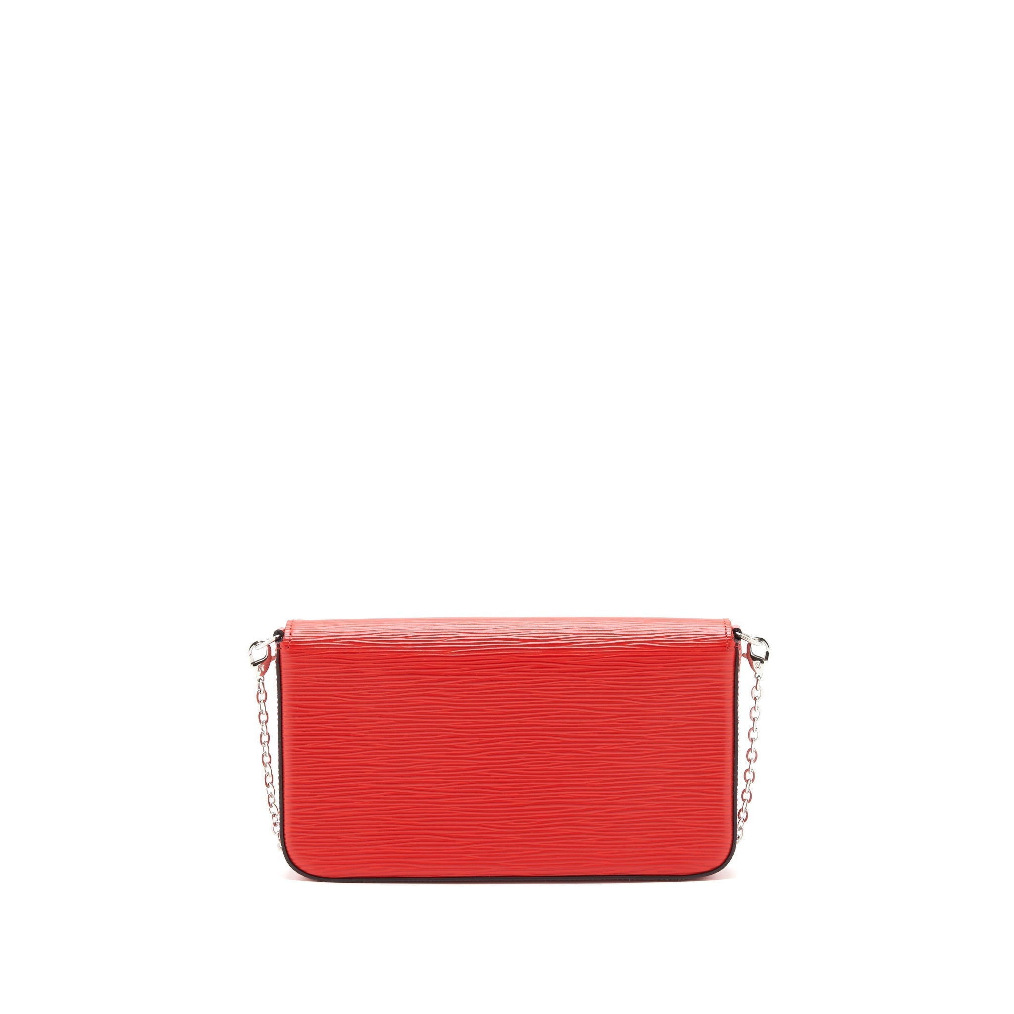 LOUIS VUITTON FELICIE POCHETTE RED SHW