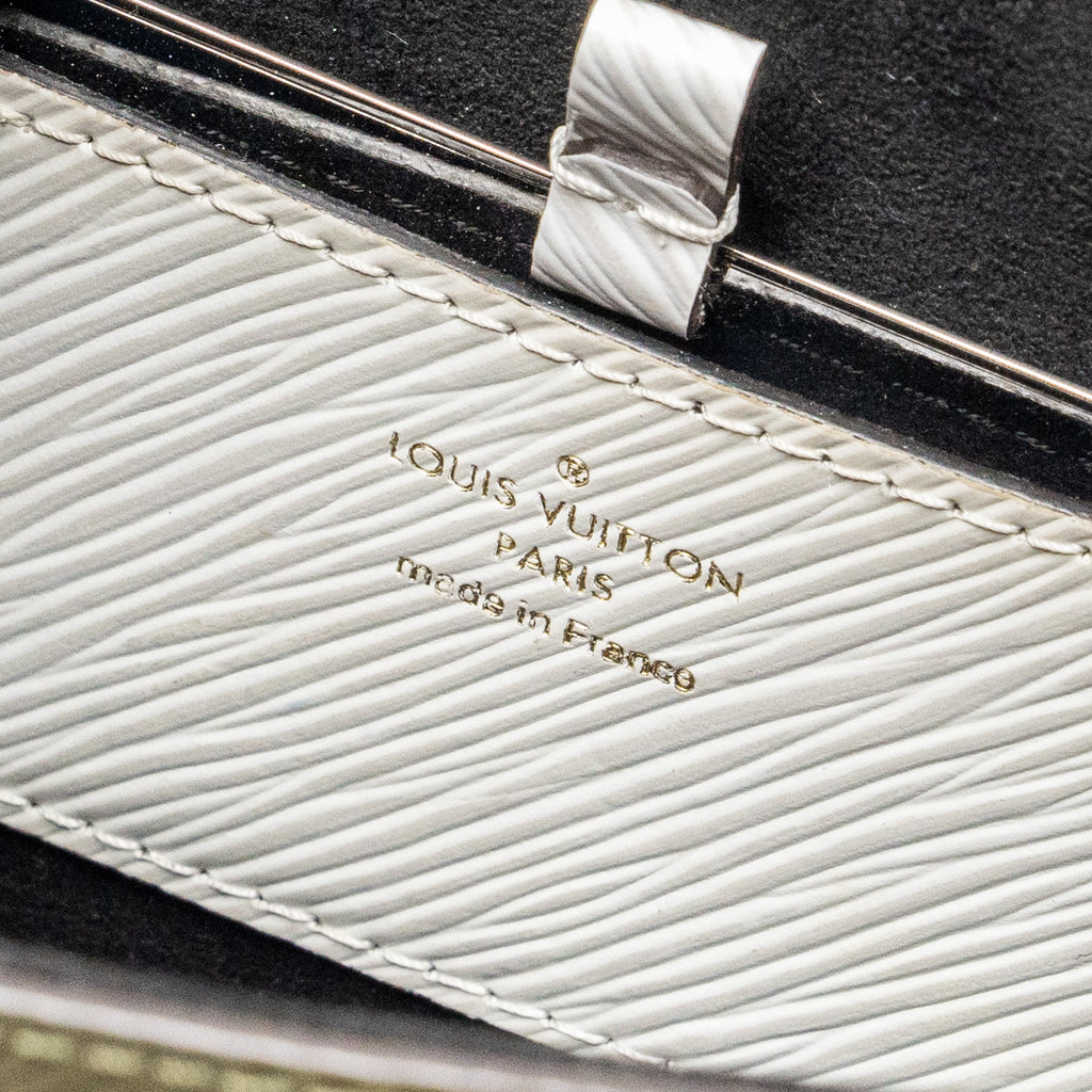 LOUIS VUITTON TWIST MM EPI OLIVE/WHITE GHW
