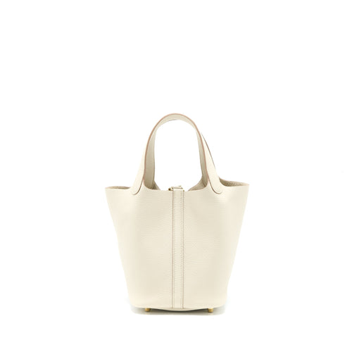 HERMES PICOTIN 18 LOCK BAG CLEMENCE BENTON GHW