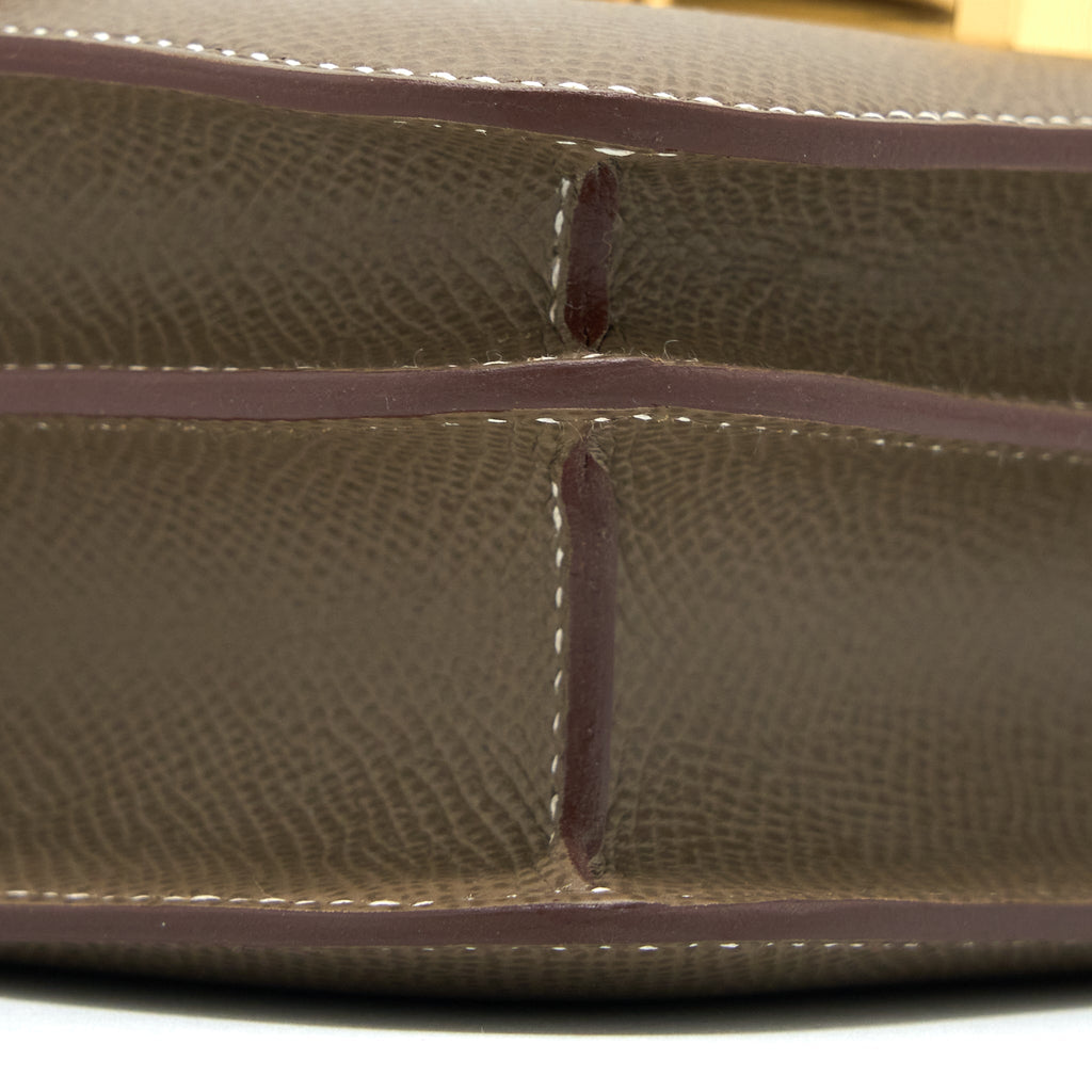Hermes Mini Constance Epsom Etoupe GHW (New Version)