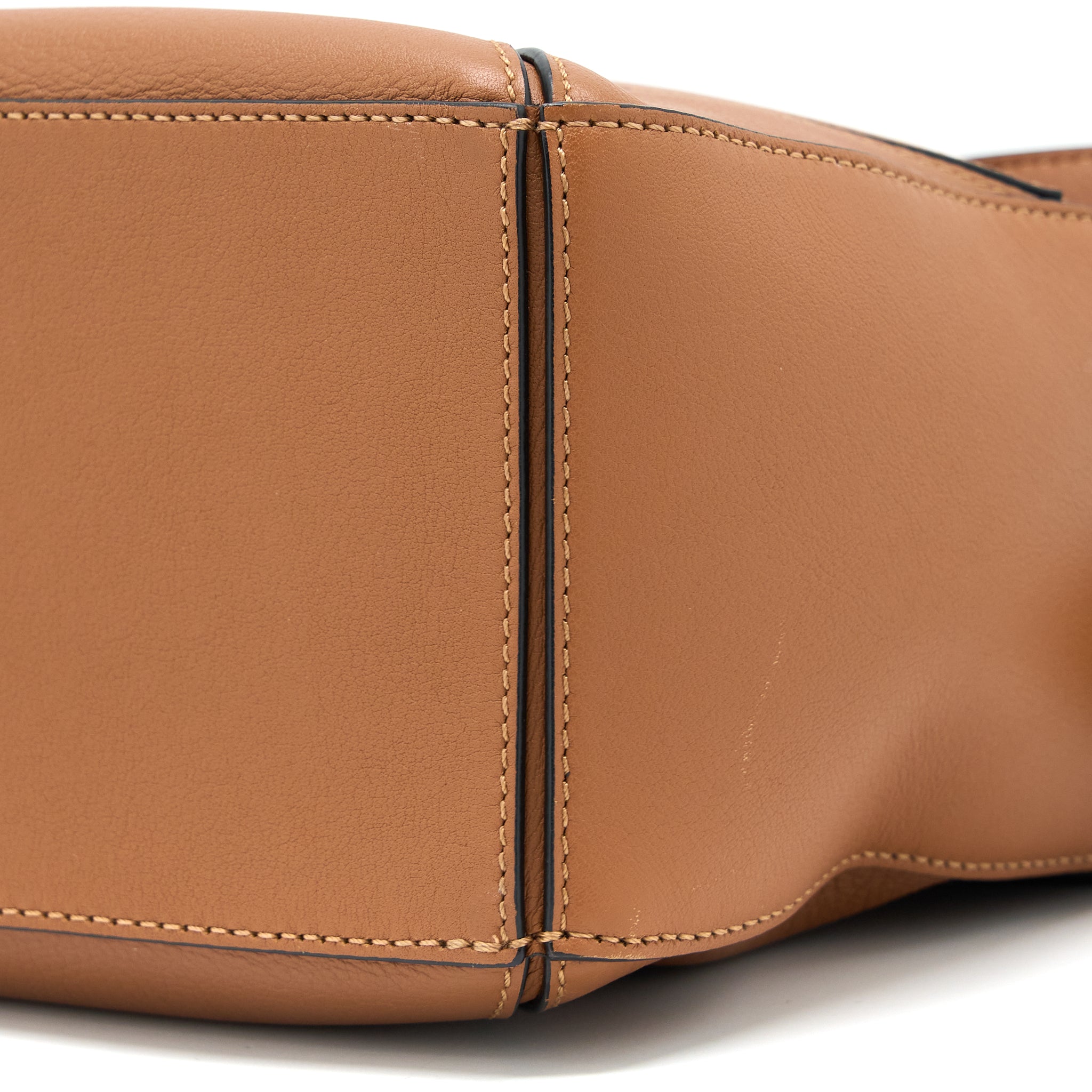 LOEWE SMALL PUZZLE BAG CALFSKIN TAN SHW