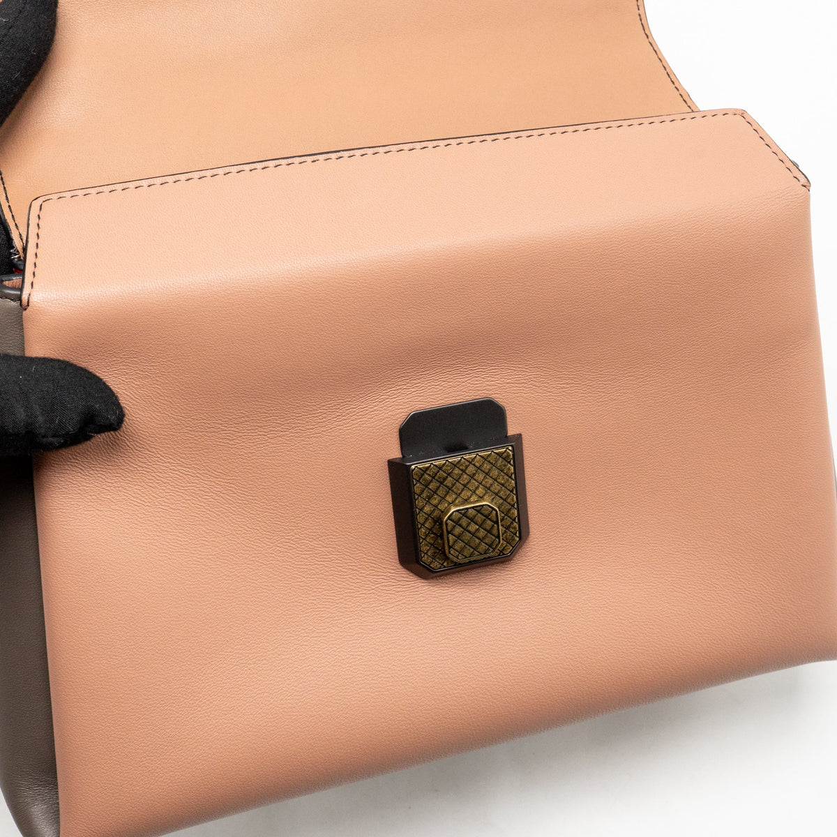 Bottega Veneta Top Handle Piazaa Bag Smooth Leather Multicolour with Multicolour Hardware